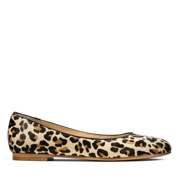 Clarks Womens Grace Piper Flat Shoes Leopard | USA-6913842